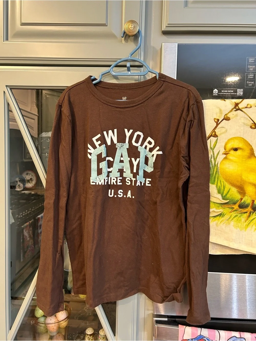GAP Boys Graphic Long Sleeve Cotton Tees Size 10